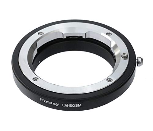 Fotasy Leica M LM Mount Lens to Canon EOS M EF-M Mirrorless Camera Adapter, fits Canon M1, M2, M3, M5, M6, M10 Mirrorless Camera