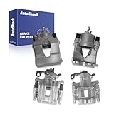 AutoShack Front & Rear Brake Calipers | Replacement for 2000-2010 Volkswagen Beetle 2000-2006 Volkswagen Golf 2007-2010 Volkswagen Golf City | 4-PC