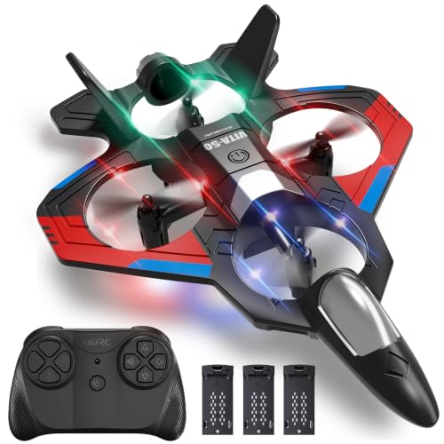 Image of 4DRC RC Planes Remote Control Airplanes for Kids, Foam Remote Control Planes for Kids Adults Beginners, Remote Control Helicopter Fighter Jet Drones for Kids Adults, 360 Flip Easy to Fly