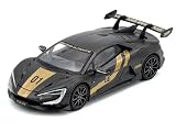 Inno Models Yangwang U9#01 Carbon Fiber with Gold Stripes APA XPO 2025 Event Edition 1/64 Diecast Model Car IN64-YW-APA25
