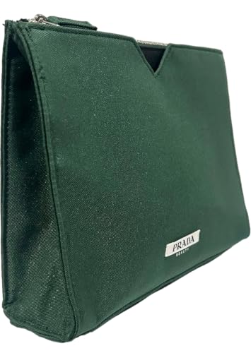 Prada Bolsa de Cosméticos Verde Paradigme Higiene Pessoal Zip Viagem Fragrância Beleza Trousse (23 C X 16,5 A X 2W) - UNISEX - 6369