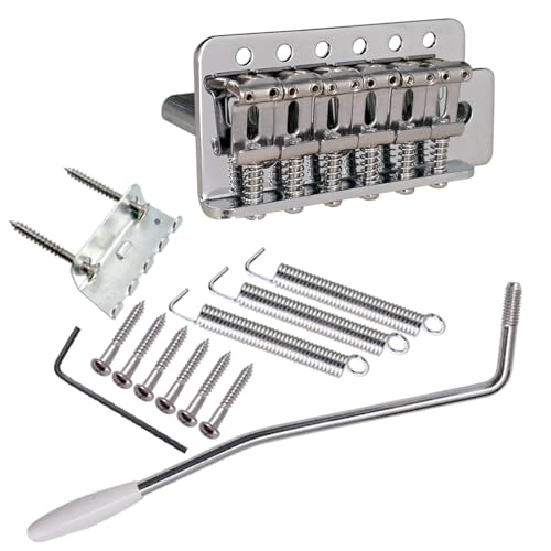 Guitar Tailpiece Replacement Electric Guitar Tremolo Bridge System 6 String Guitar Bridge With Whammy Bar For 6 String Guitar Tailpiece Replacement