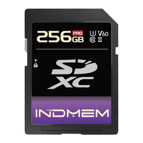 INDMEM 256GB SDJ[hAUHS-II V60 U3 SDXC[J[hB