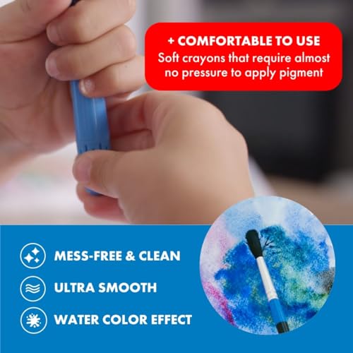 Maped Color'Peps Watercolor Gel Retractable Crayons, Pack of 10 (836310)