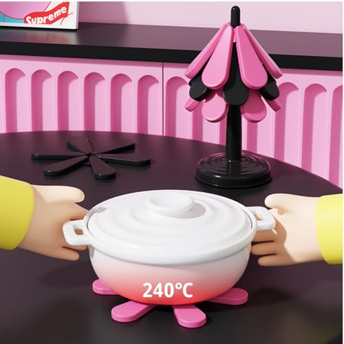 Dessous de verre arbre pour aliments chauds évitant les taches de table