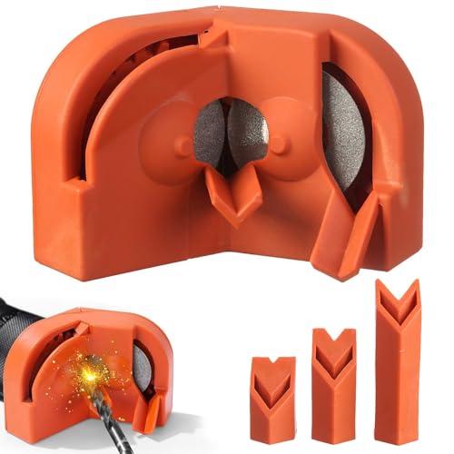 Hinbkenla Drill Bit Sharpener 5/64-5/8 Orange