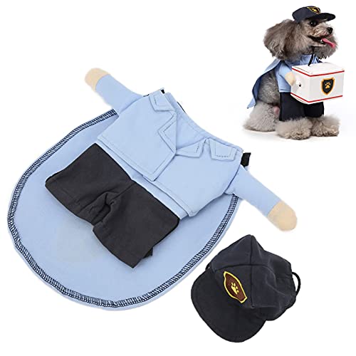 Disfraz de cartero para perro pequeño Shanrya