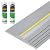 20Ft Universal Garage Door Bottom Threshold Seal Strip with 20oz Glue Gel, Weatherproof Rubber DIY Weather Stripping Replacement - Grey
