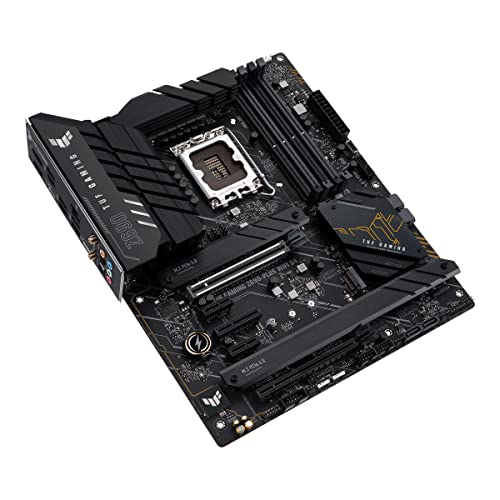 TUF Gaming Z690-PLUS WIFI D4 Scheda Madre Gaming ATX, Intel Z690, LGA1700, DDR4, PCI 5.0, 14+1 Fasi Alimentazione, 2.5Gb LAN, WIFI 6, Realtek 7.1 Sorround, 4xM.2, SATA 6GB/s, Aura Sync RGB, Nero - Scheda madre - Immagine 4
