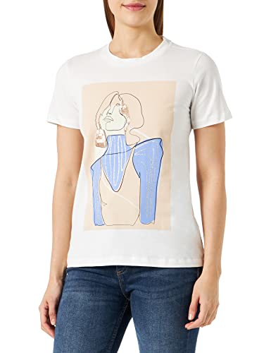 T-Shirt Kamila KAFFE pour femme en maille premium au tomber fluide irréprochable