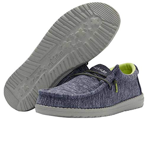 Image of HEYDUDE Boy's Wally Youth Multiple Colors | Boy's Shoes | Boy's Lace Up Loafers | Comfortable & Light-Weight