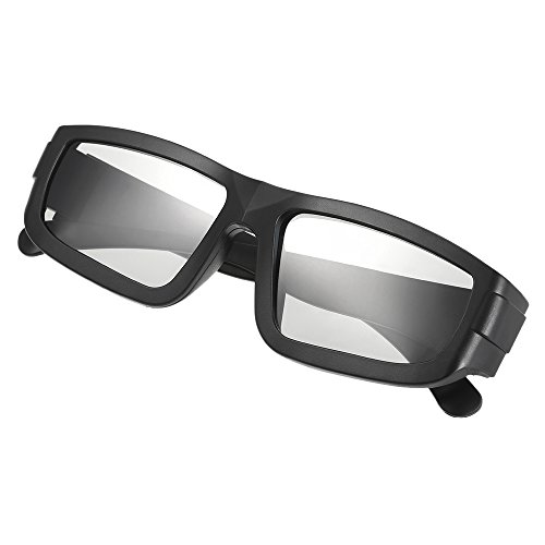 DECDEAL Óculos 3D passivos Lentes Polarizadas Circulares para TV Polarizada Real D 3D Cinemas