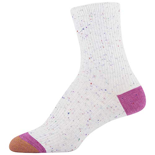 Image of Gold Toe Women's Lola Ribbed Short Crew Socks, 6 Pairs