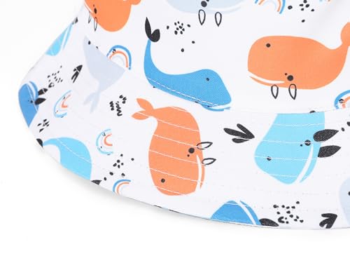 Baby Sun Hat Baby Bucket Hat Toddler Summer Hats UPF 50+ Protective Bucket hat Kids Beach Hats for Baby Boy Girl4