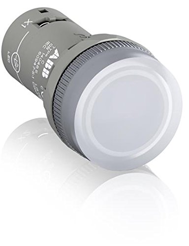 Piloto compacto blanco LED Abb-entrelec para sustitución de testigos de 48-60V