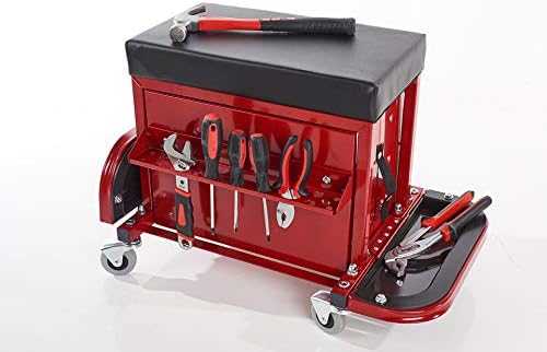 Sharper Image Rolling Toolbox Stool by Sharper Image