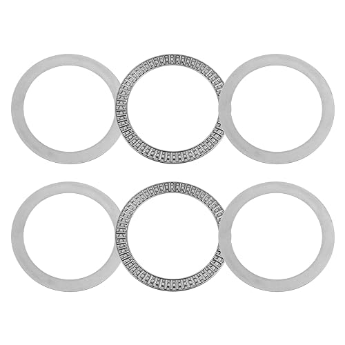sourcing map Rodamientos de Agujas de Empuje Axk120155 con Arandelas Diámetro Interior de 120 MM Diámetro Exterior de 155 MM Ancho de 4 MM 2 Unidades