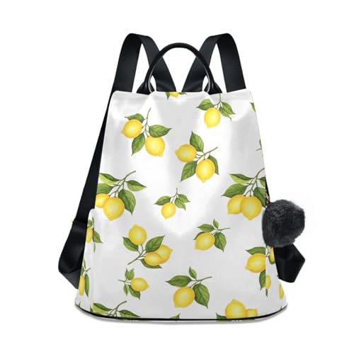 Sac à dos femme jaune anti-vol fini le stress des vols en voyage et randonnée