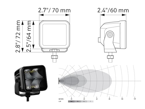 HELLA LED Zusatzscheinwerfer Black Magic Cube Set 3,2 Zoll 3000 echte – Ansicht 5