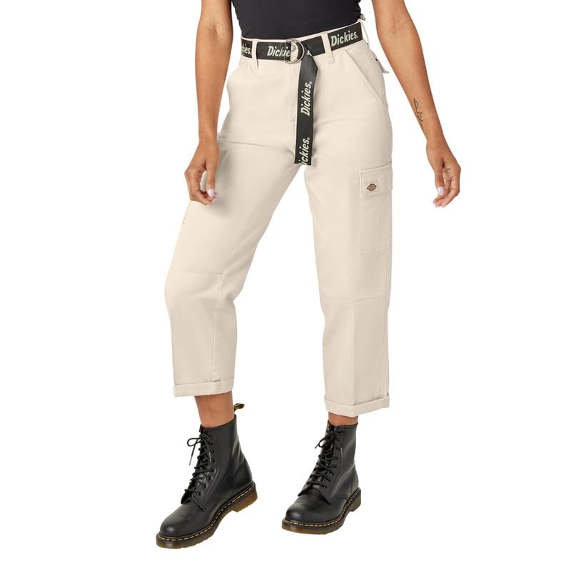 Image of Dickies Women's Relaxed Fit Cropped Cargo Pants