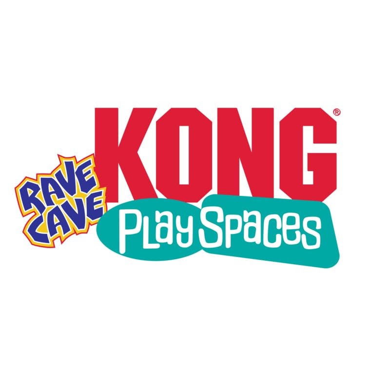 KONG PlaySpaces Rave Cave - Escondite para gatos con música/luces, casa plegable