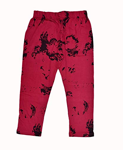 Image of indi weaves Girls Super Soft Cotton Solid Capri Pants Pack of 2