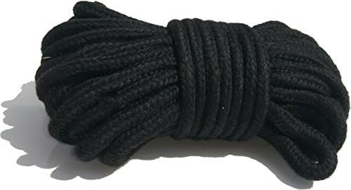 Black Soft Rope 10 Meters Multi-Purpose Washable by Cufz