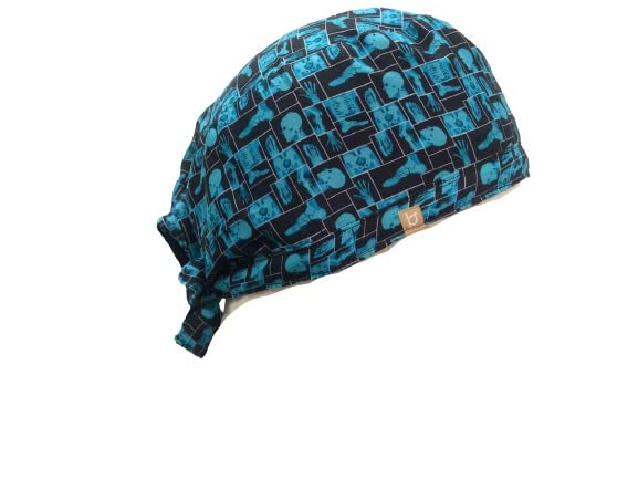 FEBRIS X- Ray Blues Spark Scrub Cap (B0B7MBYB2M) Amazon Price History, Amazon Price Tracker