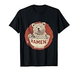Bär Ramen Schale Bär Nudel Tier Kunst Japanische Nudeln T-Shirt