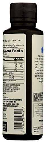 365 By Whole Foods Market, Flax Seed Oil Unfiltered High Lignan Organic, 8 Fl Oz #TOP2