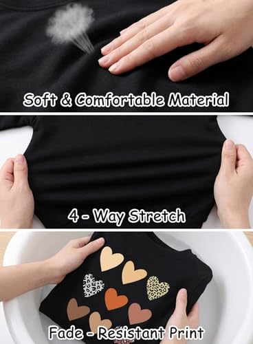 Image of Cute Toddler Girls Sweatsuit - Casual Heart Print Child Clothes Fall Outfit