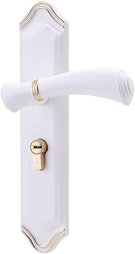 Amazon ドアハンドル ドアノブ レバーアロック Door Handle Lock 室内錠 鍵付き アルミ ハンドルロック 室内ドア 玄関ドア パッセージ 浴室 Zhhlaixing 補助錠 錠前