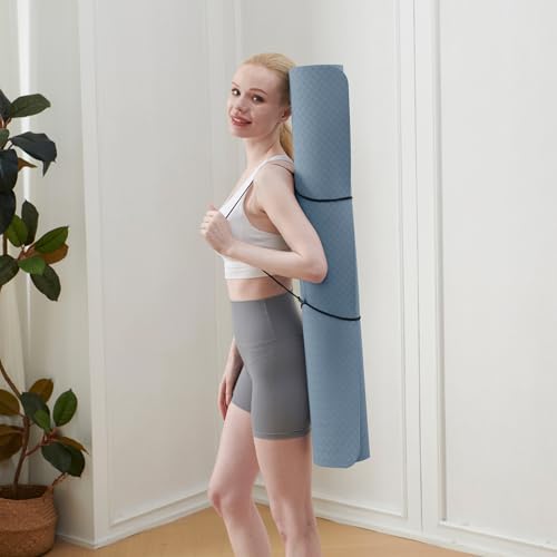 Good Nite Yoga Matte Groß Yogamatte XXL 190 x 100 x 0.6 cm Gymnastikmatte Sportmatte Rutschfest TPE Fitnessmatte Trainingsmatte Pilates Matte für Yoga Pilates Training Gym