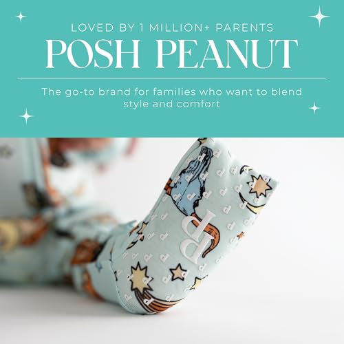 Image of Posh Peanut Convertible Baby Sleepers - Footless Baby Pajamas with 2 Way Zipper for Easy Diaper Changes