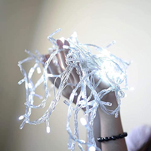 Image of 12 Meter LED Pixel String Light 40 ft for Diwali, Christmas Home Decoration. Heavy Duty Copper Led Pixel String Light Rice String(White)-Pack of 1