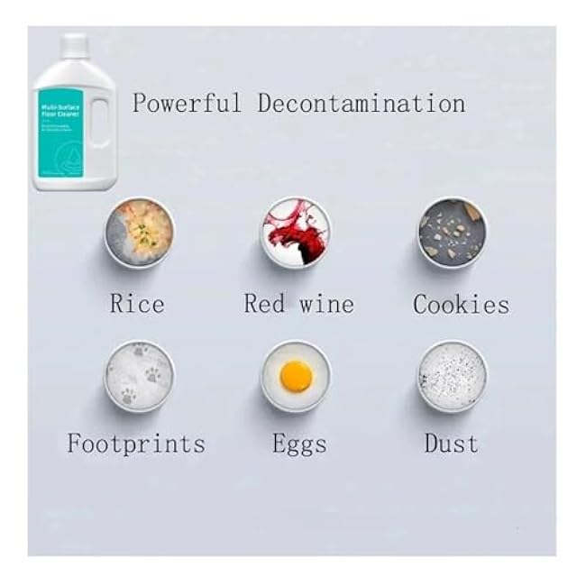 1L Cleaning Solution, Compatible for Dreame X40 Ultra/X50 Ultra/L40 Ultra/L10sPro Ultra Heat/X30 Ultra/for Deep Cleaning