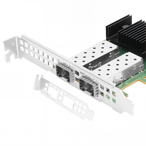 Image of Vogzone 25GbE NIC Card for Mellanox MCX631102AN-ADAT, PCIe 4.0 x8 25G /10G Ethernet SmartNIC with ConnectX-6 Lx EN Chipset, Dual SFP28 Network Adapter for Data Center Server