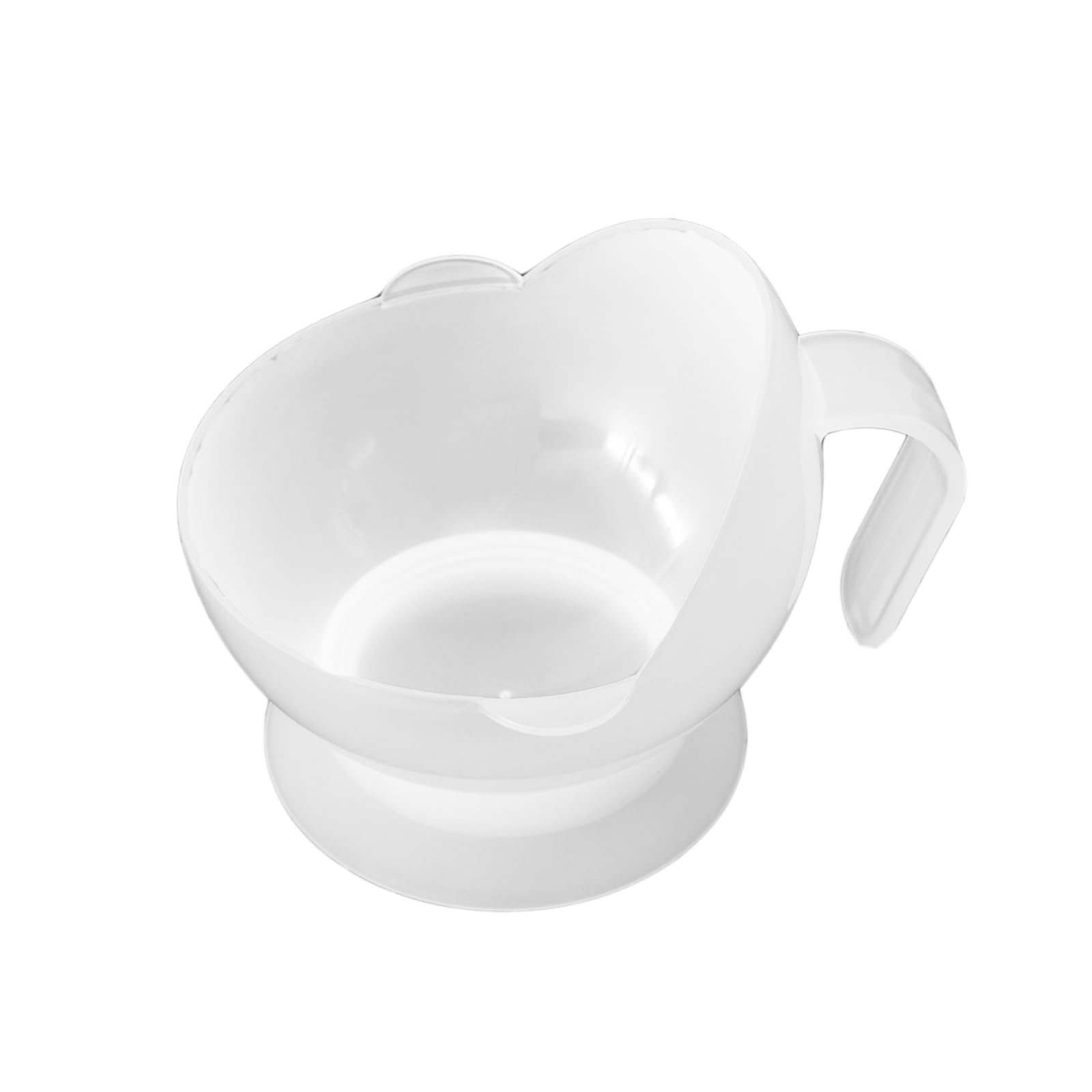JEESHAN 600ml/20oz Big Lug Soup Bowl with Handle Adult Sucking Bowl Sucker Bowls Microwave Safe Self-Feeding Dinning Bowl for Elderly Parkinsons Stroke
