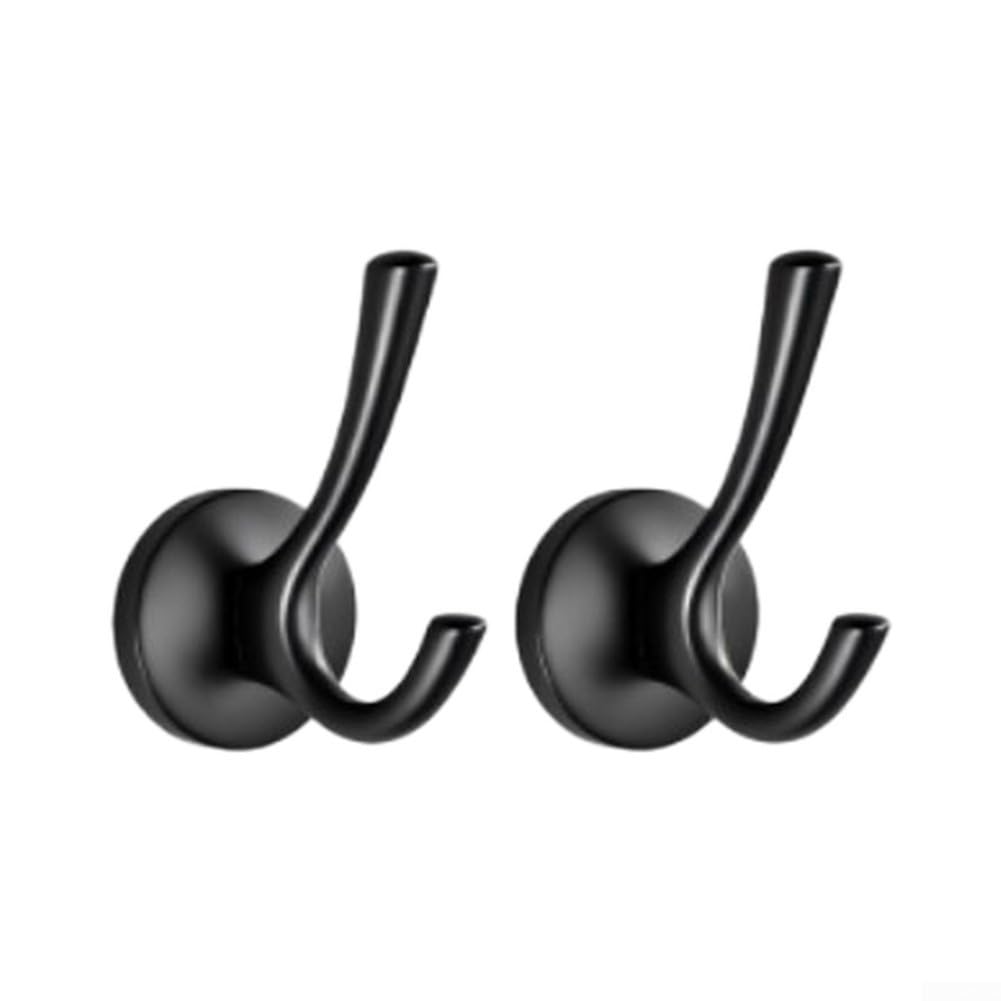 Ganchos Toalla Baño Aleación Zinc 40lbs Negro
