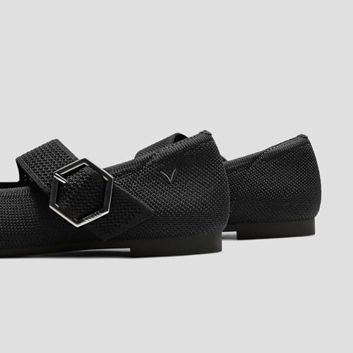 VIVAIA Maria Pointed-Toe Mary-Jane Flats Shoes for Women Washable Ballet Flats Comfortable Casual Shoes with AdaptAll Strap Dressy3
