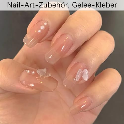360 PCS klebepads nägel, press on nails klebepads, selbstklebende nägel, Nagelkleber Aufkleber, für Nagelstudiozubehör, Maniküre