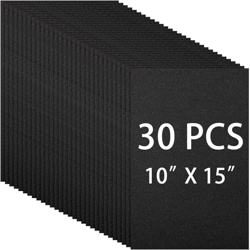 Innconee 30 Pcs 3mm Thick Embroidery Foam 10×15 Inch 3D Embroidery Puffy EVA Foam Sheets for Hand Sewing Hats Pillows Bags and DIY Projects