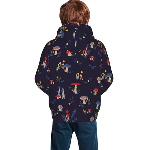 Mushrooms3 Kid Hoodies Boys Sweatshirts Girls Pullover with Pocket4