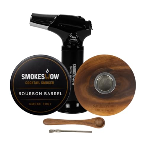 Smokeshow Cocktail Smoker Bundle with Kitchen Torch, One Flavor of