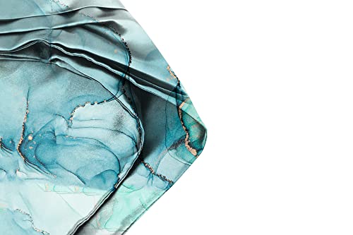 Image of BLACKSMITH Jacquard Microfiber Neckwear Ascot and Matching Pocket Square Set for Men
