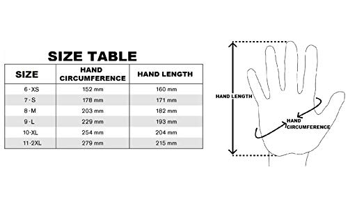 Guanti da lavoro magnetici, in pelle di capra +