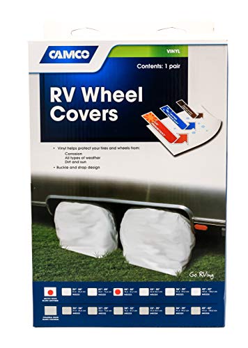 Camco Vinyl Wheel & Tire Protector 2-Pack