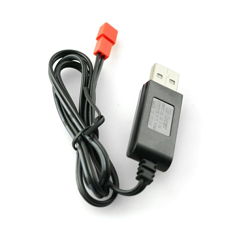 SJZBIN 2PCS Li-po Battery USB Charger Cable JST Female Plug for RC Drone Quadcopter Battery Compatible with S39 S32 S032 S032G S029G S027G