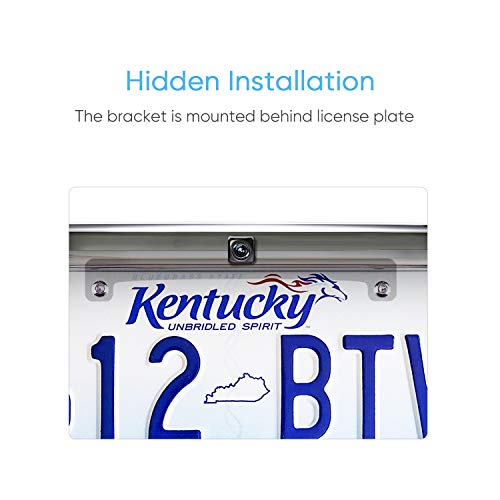 Image of PixelMan Universal Backup Camera Mount, 2PCS - Metal License Plate Mount for Rear View and Dash Cam