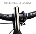 BLITZU Cyborg 168H Bike Headlight or 168T Tail Light USB Rechargeable LED Rear Bicycle Lights Set Front Back Night Riding, Cycling Safety Reflector Accessories (Front Light)